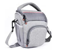 Mochila Cámara Profesional Bolso bandolera individual para cámara réflex digital para Pa&na&so&ni&c para LU&MI&X DMC-TZ70, DMC-TZ80, DMC-TZ57, DMC-TZ100, DMC-GX80, DC-TZ90 y DMC-FT30.(Light Grey)