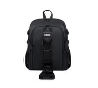 Mochila Cámara Profesional Mochila de hombro impermeable para cámara fotográfica de gran capacidad, trípode de vídeo, bolsa DSLR con funda para lluvia para Ni&ko&n(Red,M)