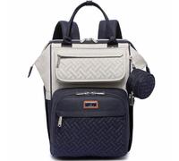 Mochila cambiadora BabbleRoo, multifunci n, grande, con cambiador, correas para cochecito, estuche para chupete, mochila de viaje unisex, elegant