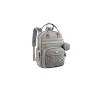 Mochila cambiadora BabbleRoo, multifunci n, impermeable, de viaje, con cambiador, correas para cochecito y estuche para chupete, unisex y elegant