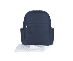 Mochila canastilla London de Pasito a Pasito (Azul marino)