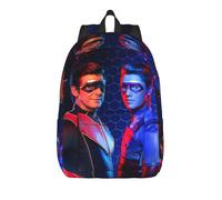Mochila Captain Henry And Kid Danger para hombres y mujeres, mochila de moda para estudiantes, mochila de trabajo, bolso de hombro para la universidad, para exteriores 7 M