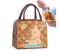 Mochila Capybara - Capybara Pencil Case | CapiBara Cosas | Molón De Almuerzo Térmico Reutilizable | Resistente De Derrames Impermeable Para Mujeres Que Viajan A Hacer Un Picnic Al Aire Libre Al Aire L