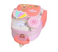 Mochila Capybara Para La Escuela Grande - Mochila Estética | Una Correa Para Botella, Libro, Papelería, Kindergarten, Viajes, Bocadillos, Picnic, Cumpleaños, rojo, Se référer au descriptif