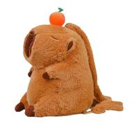 Mochila Capybara para la mochila Capybara-Swweet, Capybara Soft Toy Children Book Bag Children's Mochila | Capybara Peluche de peluche, bolsas escolares, bolsas de libros, pañuelo para preescolar