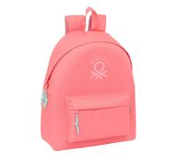Mochila Casual BENETTON BASICS Coral, Day Pack 42 cm.