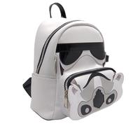 Mochila casual de moda en polipiel con diseño exclusivo de Star Wars | Backpack compacta con estilo urbano para uso diario o escolar