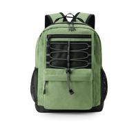 Mochila casual de tamaño pequeño de 10 L para niños y niñas de 3 a 9 años, mini impermeable, para deportes al aire libre, viajes, senderismo, camping, Verde militar, 10L, Cssual