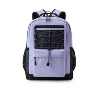 Mochila casual de tamaño pequeño de 10 L para niños y niñas de 3 a 9 años, mini impermeable, para deportes al aire libre, viajes, senderismo, camping, morado claro, 10L US
