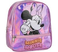 Mochila Casual Iridiscente Minnie Medidas 23.0x20.0x8.0 cm para Niñ@s con Asas Ajustables y Ergonómica | Mochila Infantil Comodidad y Ajuste con Espacio, Material Resistente y Fácil de Limpiar