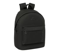 Mochila Casual KAPPA Basics Negro, 41 cm. Portátil 14,1
