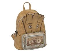 CERDÁ LIFE'S LITTLE MOMENTS Mochila Casual de Guardianes de la Galaxia - Color Marrón - 22.5x22.5x7.cm - Fabricada en PU - Estampado de Groot - Producto Original