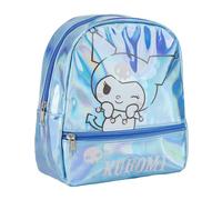ARTESANÍA CERDÁ - Mochila Iridiscente Hello Kitty Kuromi - 23x20x8 cm, asas ajustables, ergonómica