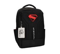 Mochila Casual Viaje SUPERMAN Negra | UNISEX Cerdà