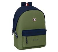 Mochila Causal EL PULPO Verde, Day Pack 44 cm. Portátil 15,6