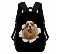 Mochila Cocker Spaniel Americano Backpack Escolaresmochilas Práctica Mochila Escolar para Travel Portátil Escolar