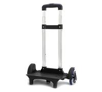 Mochila con asa telescópica, carrito plegable, 6 carretillas de mano para mochilas escolares, mochila de equipaje, carrito plegable con asa telescópica para mochila escolar