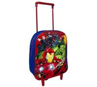Mochila con carro bolsa para la escuela preescolar, mochila de 28 cm con ruedas y asa extensible, Los Vengadores, 28 cm