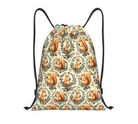 Mochila con Cordón Ardilla Linda (A) Bolsas De Cuerdas Unisex Mochila Cuerdas Casual Gym Bag para Gimnasio Viajes Senderismo