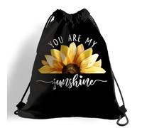 Mochila con Cordón Cita Inspiradora: Eres Mi Sol Mochila Cuerdas Casual Bolsa con Cordón Unisex Gym Bag para Viajes Escuela Playa M