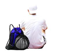 Mochila con cordón de baloncesto | Mochila de gimnasia ligera y grande | Bolsa de gimnasio de viaje deportivo para niños y hombres, bolsa de almacenamiento resistente al aire libre para acampar, sende