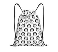 Mochila con Cordón Divertido Husky Siberiano Bolsas De Cuerdas Talla Única Mochila Cuerdas Sport Gym Bag para Compras Gimnasio Senderismo
