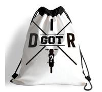 Mochila con Cordón Gracioso - Tengo Tierra Gym Bag Unisex Mochila Cuerdas Impresión Motivo Bolsas De Cuerdas para Natación Vacaciones Escolar M