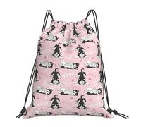 Mochila con Cordón Lindo Y Divertido Husky Guau Gym Bag Sport Mochila Cuerdas Unisex Bolsas De Cuerdas para Viajes Senderismo Gimnasio