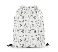 Mochila con Cordón Pato Real Caza De Patos, Criadero De Patos Reales Hojas De Pato Salvaje Animales Mochila Cuerdas Casual Gym Bag Unisex Bolsas De Cuerdas para Compras Gimnasio Senderismo