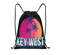 Mochila con Cordón República De Caracolas De Key West, Florida Bolsas De Cuerdas Talla Única Mochila Cuerdas Sport Gym Bag para Viajes Senderismo Gimnasio