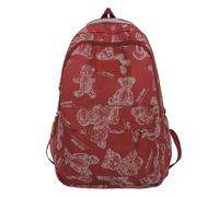 Mochila con estampado de oso para mujer, mochila escolar, mochila de viaje, mochila de gran capacidad, mochila casual para laptop, Como se muestra en la imagen