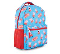 Mochila con estampado integral de Peppa Pig: aventura con Peppa y George en cada paso Una mochila escolar para ni?os divertida y colorida