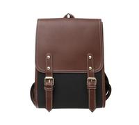 Mochila con estilo preppy para mujer, cartera japonesa de cuero PU vintage, bolso de colegial para trabajo, universidad, oficina y uso casual para damas y señoras