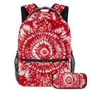 Mochila con estuche, juego de mochila escolar para niños, niñas y adolescentes, bolsa de viaje para estudiantes, silueta de árbol de coco, Multicolor#05, B：29.4x20x40cm P：19x7.5x3.8cm, Mochilas de