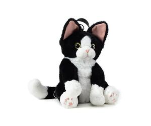 Mochila con forma de gato - de transporte inspirada en felinos juguetones, saco expresivo con forma de animal, soporte de almacenamiento compacto y divertido, pieza de mejora de estilo de