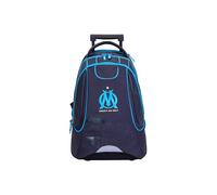 Mochila con ruedas azul de 2 compartimentos OM Droit au But