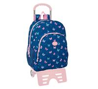 Mochila con ruedas de 42 cm Blackfit con 8 mariposas