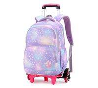 Mochila con Ruedas Estampado De Corazones Coloridos Mochila Escolar Espaciosa Y Portátil para Estudiantes Y Exploradores Bolsas para Libros Escuela De Enfermería