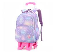 Mochila con Ruedas Estampado De Corazones Coloridos Mochila Escolar Espaciosa Y Portátil para Estudiantes Y Exploradores Bolsas para Libros Escuela De Enfermería