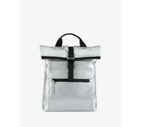 Mochila con solapa Jost Halmstad X-Change S Plata