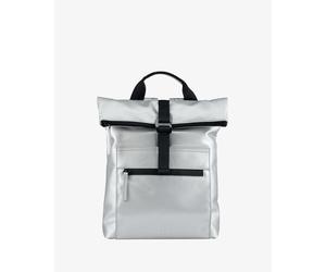 Mochila con solapa Jost Halmstad X-Change S Plata