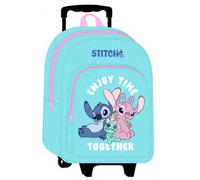 STITCH - Mochila Infantil con Carro Compacto, Ideal para Niños de Diferentes Edades, Cómoda y Versátil, Calidad y Resistencia, 33x43x15 cm