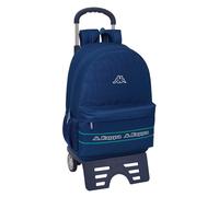 Mochila con trolley 46 cm Kappa Azul marino - Safta