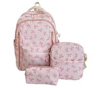 Mochila con y , bolsa de libros de gran capacidad con dibujos animados, Pink, Refer to description, Unisex