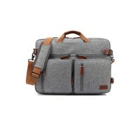 Mochila convertible Coolbell - 17,3 pulgadas - Gris - Lona de nailon Oxford - Impermeable 210D
