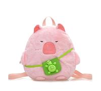 Mochila Creativa con Viñetas De Animales Bolso Escolar Informal Felpa para Niñas Gran Capacidad La Escuela Y Salidas Amantes del Anime