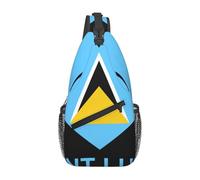 Mochila Cruzada Ama A Santa Lucía Bolsa Cruzada Bandoleras Estilo Bolso Pecho Comodidad Crossbody Para Viaje Senderismo Correr