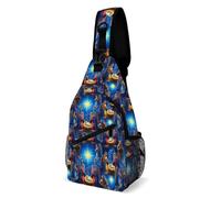 Mochila Cruzada Belén De Jesús En Navidad Sling Bag Ligera Bolsa Cruzada Bandoleras Comodidad Crossbody Para Viaje Deporte
