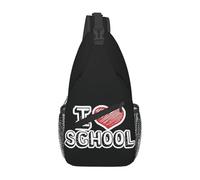 Mochila Cruzada ¡Bienvenidos De Nuevo A La Escuela! Primer Día De Clases Para Maestros Sling Bag Estilo Sling Pecho Bolsas Bandolera Ligera Bolsa Cruzada Bandoleras Para Deporte Uso Diario