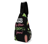 Mochila Cruzada Frase De Barbero: No Te Preocupes Por Mi Pelo, Yo Me Encargo Del Tuyo. Crossbody Multiusos Sling Pecho Bolsas Bandolera Comodidad Sling Bag Para Uso Diario Correr